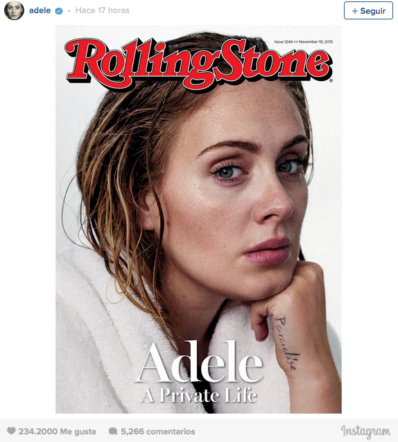 Adele posa para Rolling Stone â€” FM Dos | La Radio de los DosFM Dos ...