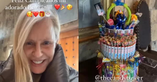 Cecilia Bolocco Le Regal Una Llamativa Torta A Uno De Los Nietos De Su