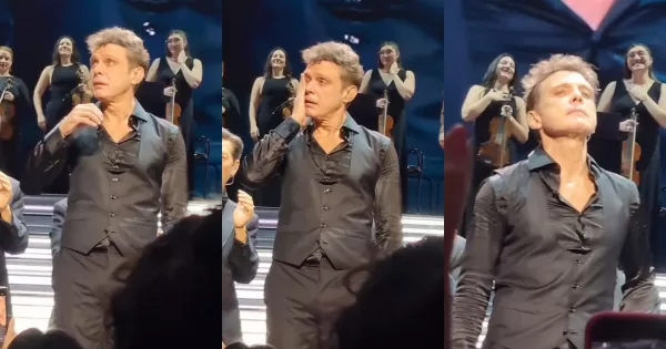 Lo notaste Este fue el gesto que dejó llorando a Luis Miguel en su