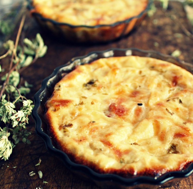 mini quiche champiñones