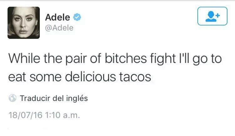 Adele twitter