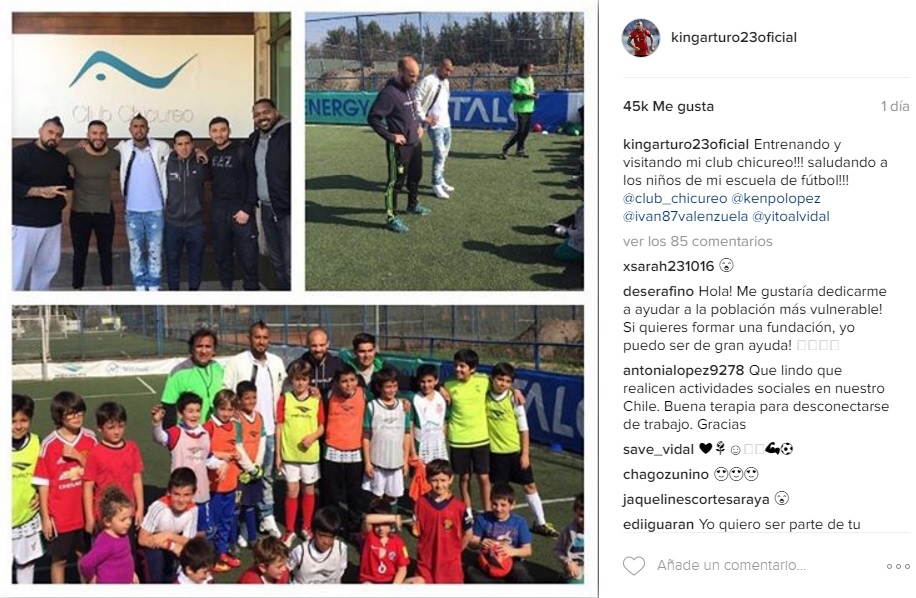 Arturo Vidal instagram 1