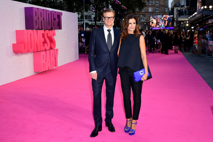 Colin Firth and Livia FiHh atteHing the world premiere of Bridget Jones's Baby at the Odeon cinema, Leicester Square, London.