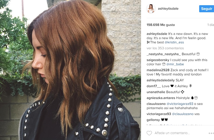 La Guapa Ashley Tisdale Revoluciona Las Redes Sociales Con Su Cambio De Look Fmdos