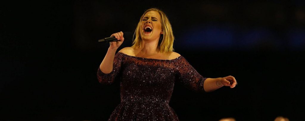 La cantante británica Adele