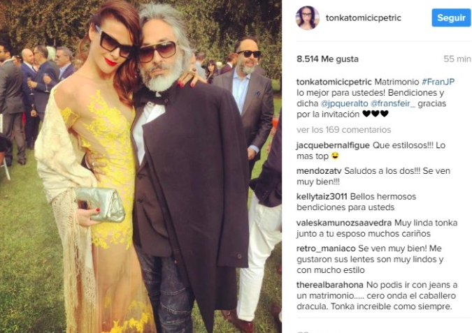 Catalina Pulido criticó el vestido que usó Tonka Tomicic en el matrimonio de Fran Sfeir