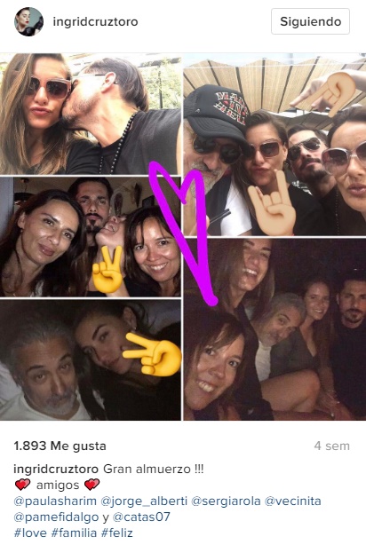 Ingrid Cruz y Sergi Arola Instagram