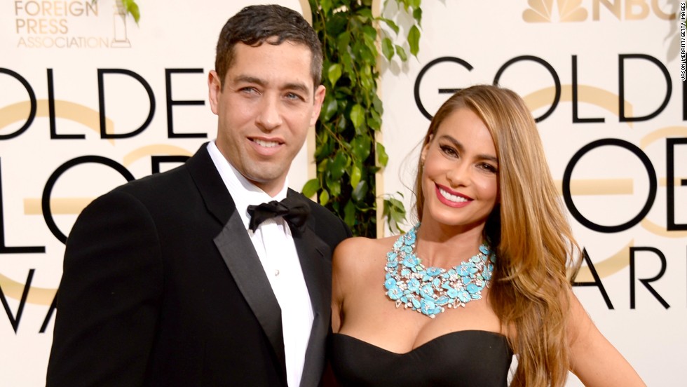 Nick Loeb y Sofía Vergara Golden Globes