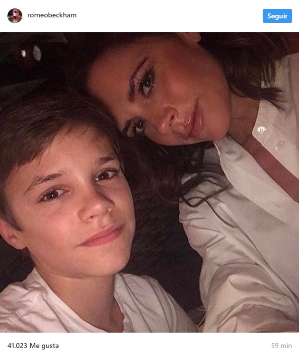 Victoria Beckham cumpleaños, saludo de su hijo