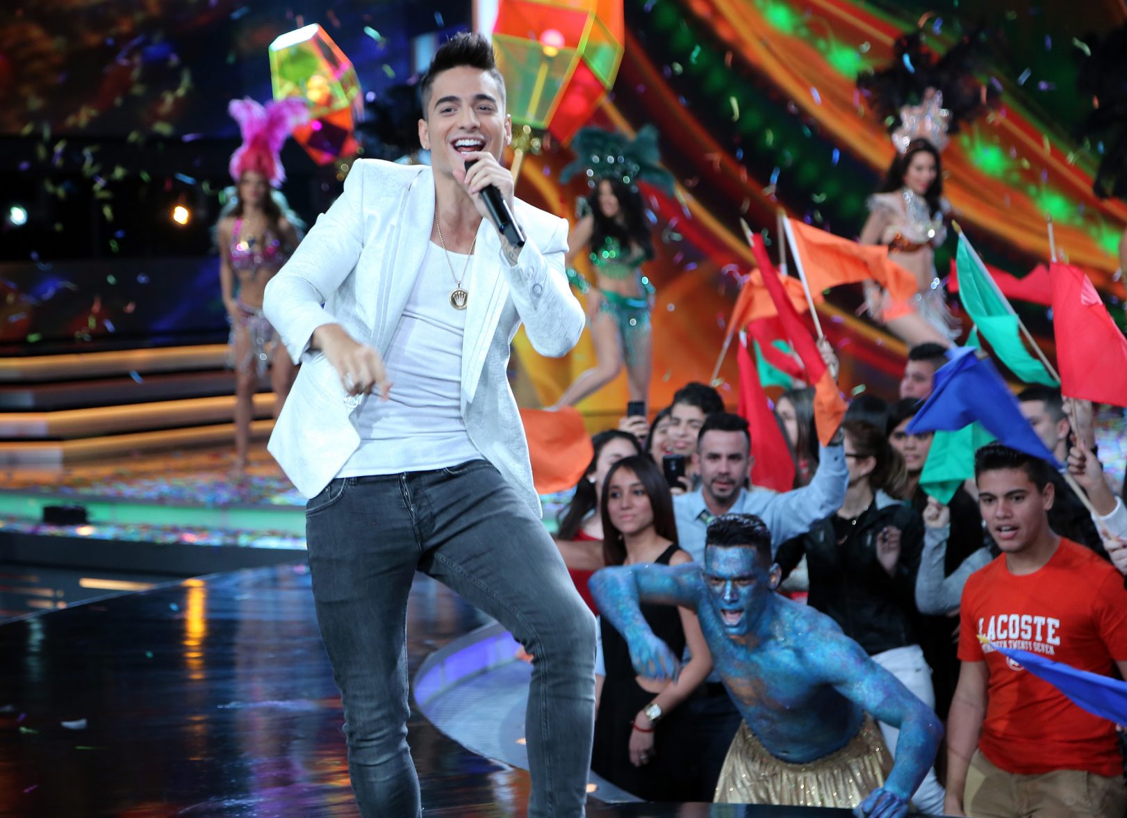 Maluma en "Nuestra Belleza Latina"