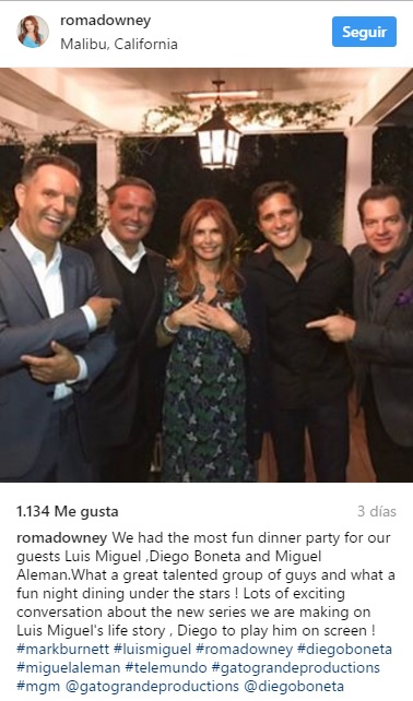 Luis Miguel y Diego Boneta