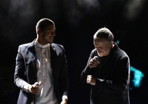 Miguel Bosé y Manuel Medrano