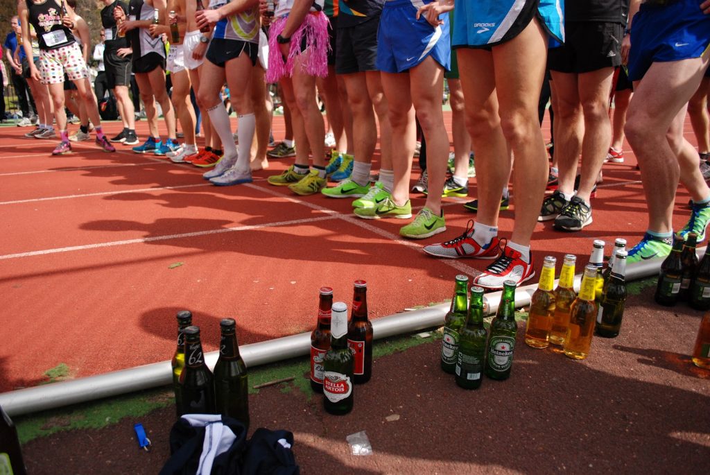 Running beer