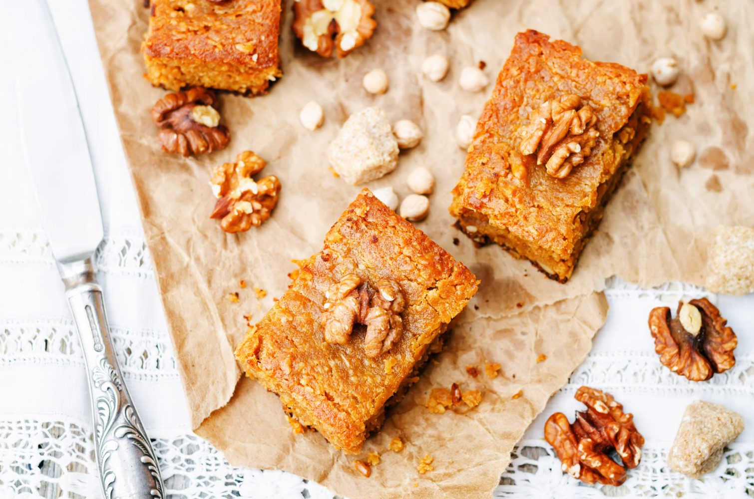 Brownie de garbanzos