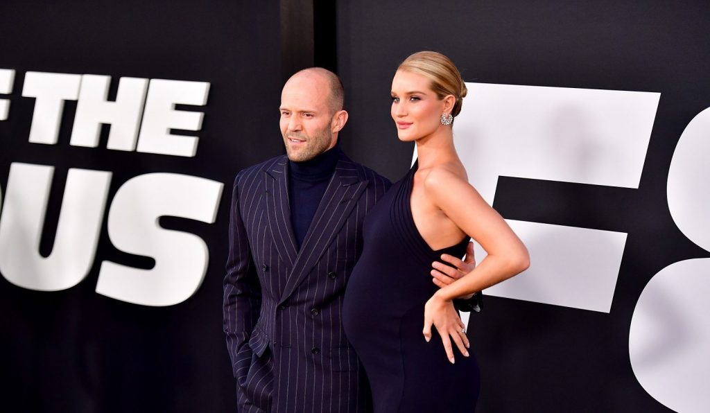 Rosie Huntington-Whiteley y Jason Statham