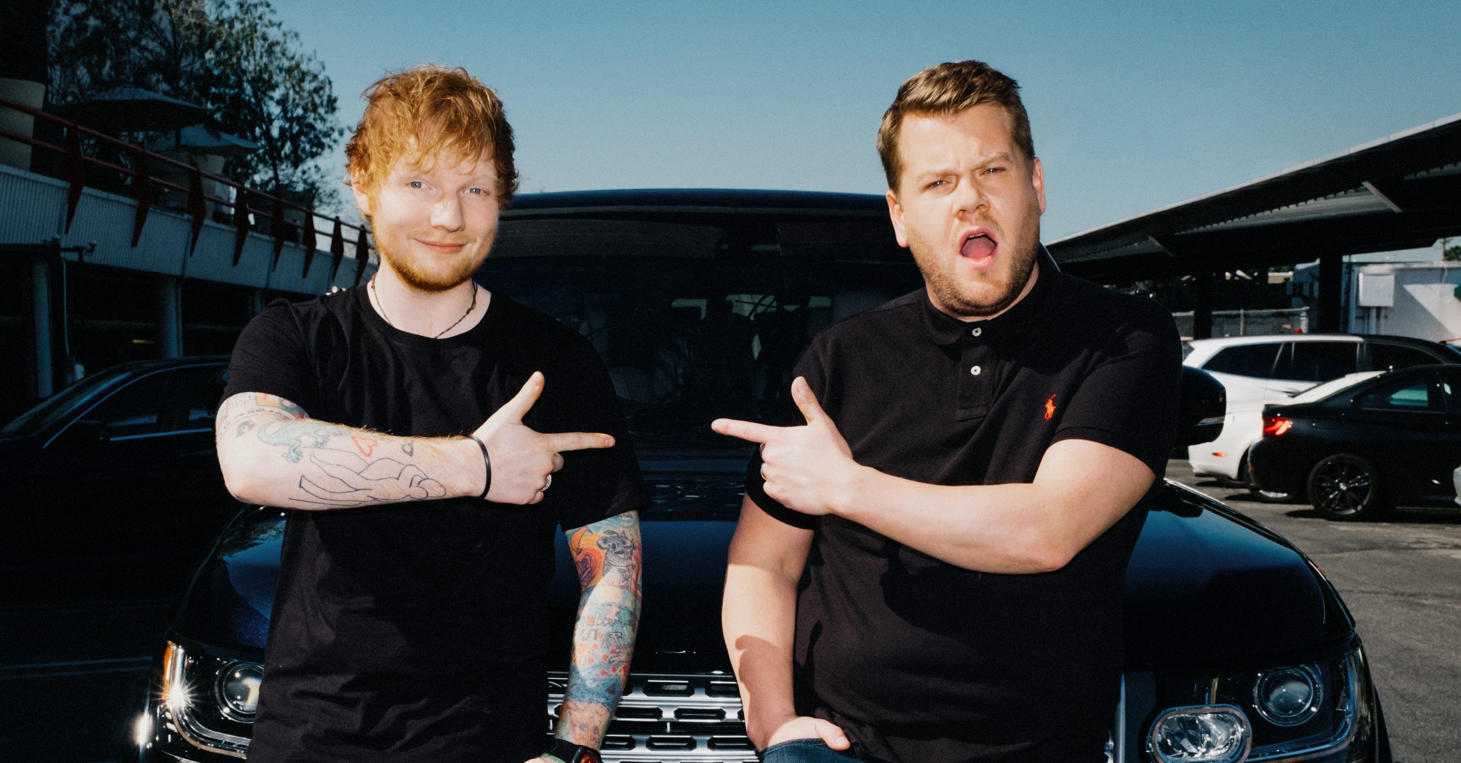 Ed Sheeran y James Corden