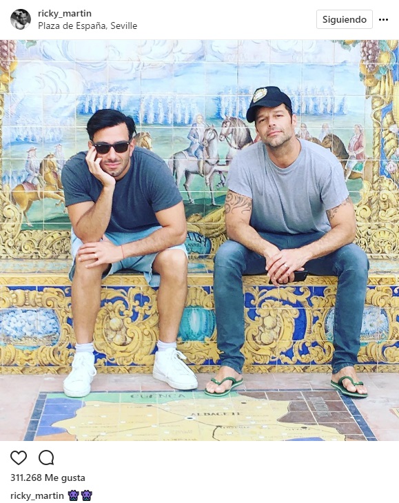 Ricky Martin y Jwan Yosef en España