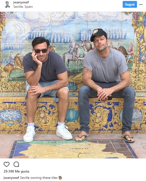 Ricky Martin y Jwan Yosef en España