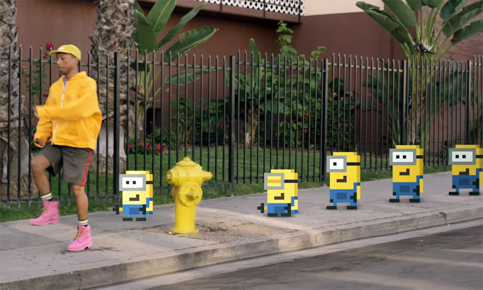 Pharrell Williams estrena el video de "Yellow light", de la película "Mi villano favorito 3"