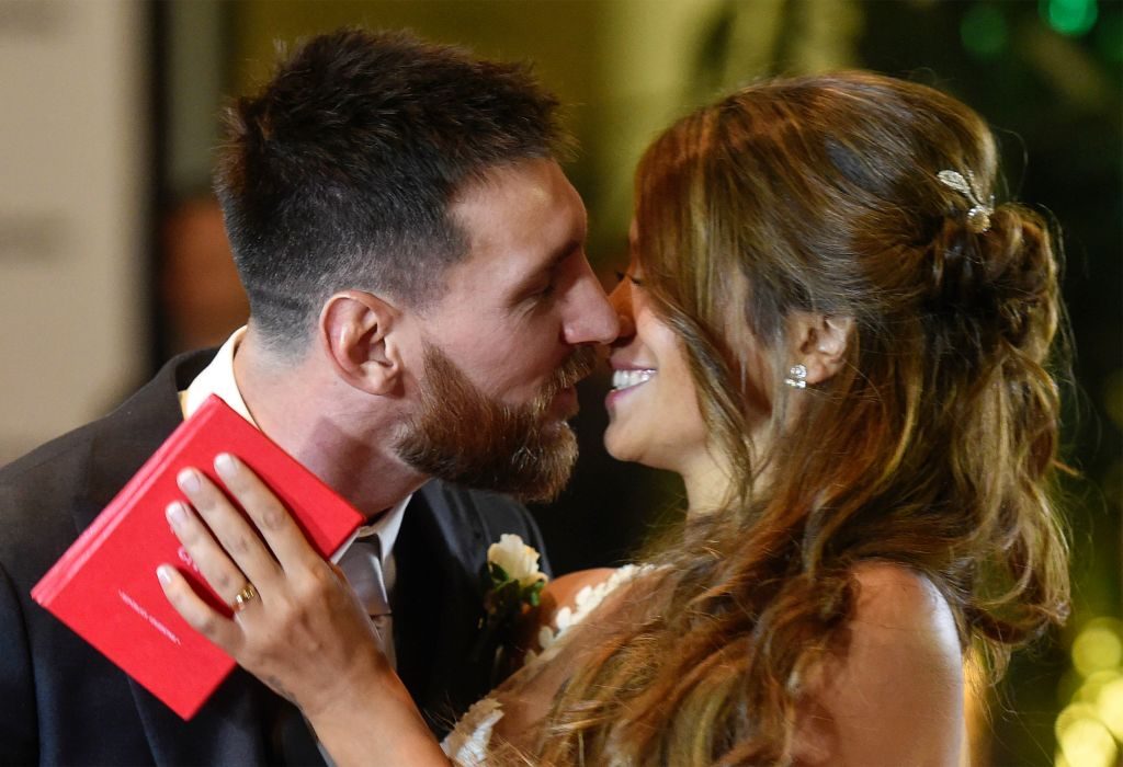 Messi y Roccuzzo