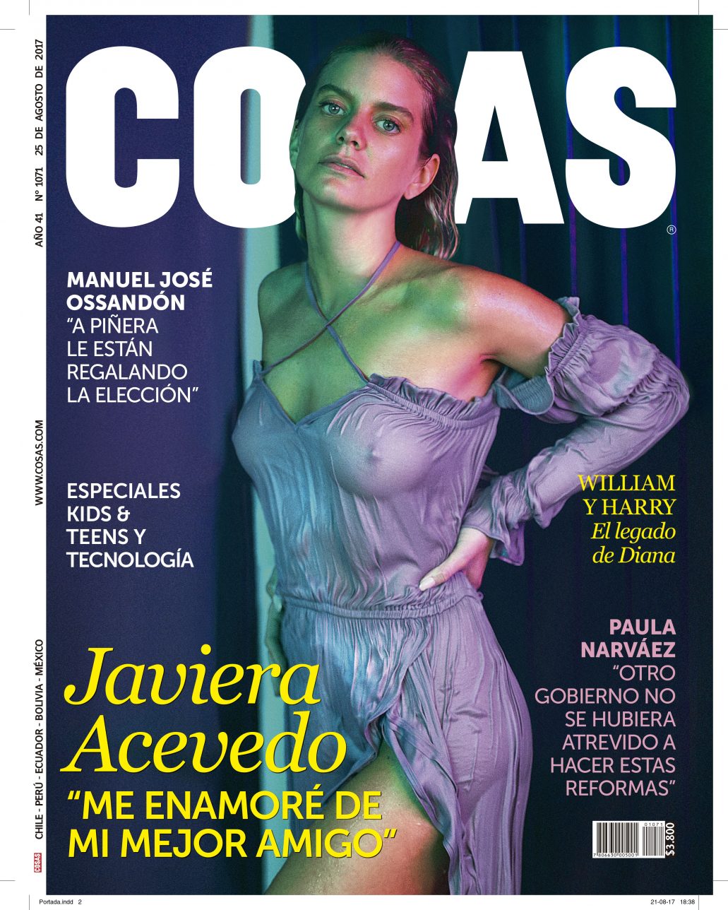 Javiera Acevedo revista Cosas