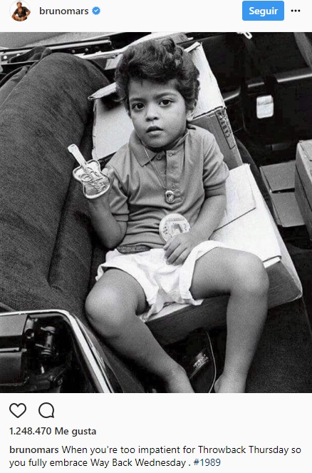 Bruno Mars infancia