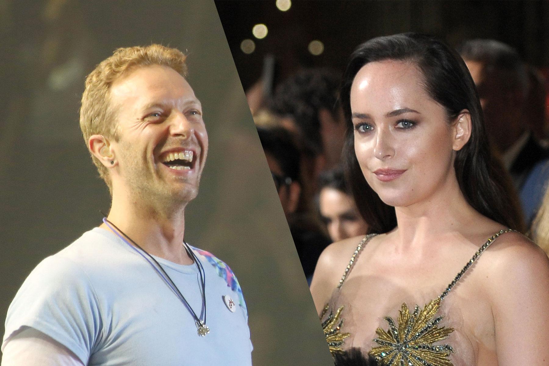 Chris Martin y Dakota Johnson