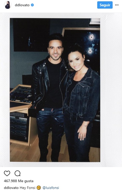 Luis Fonsi y Demi Lovato 