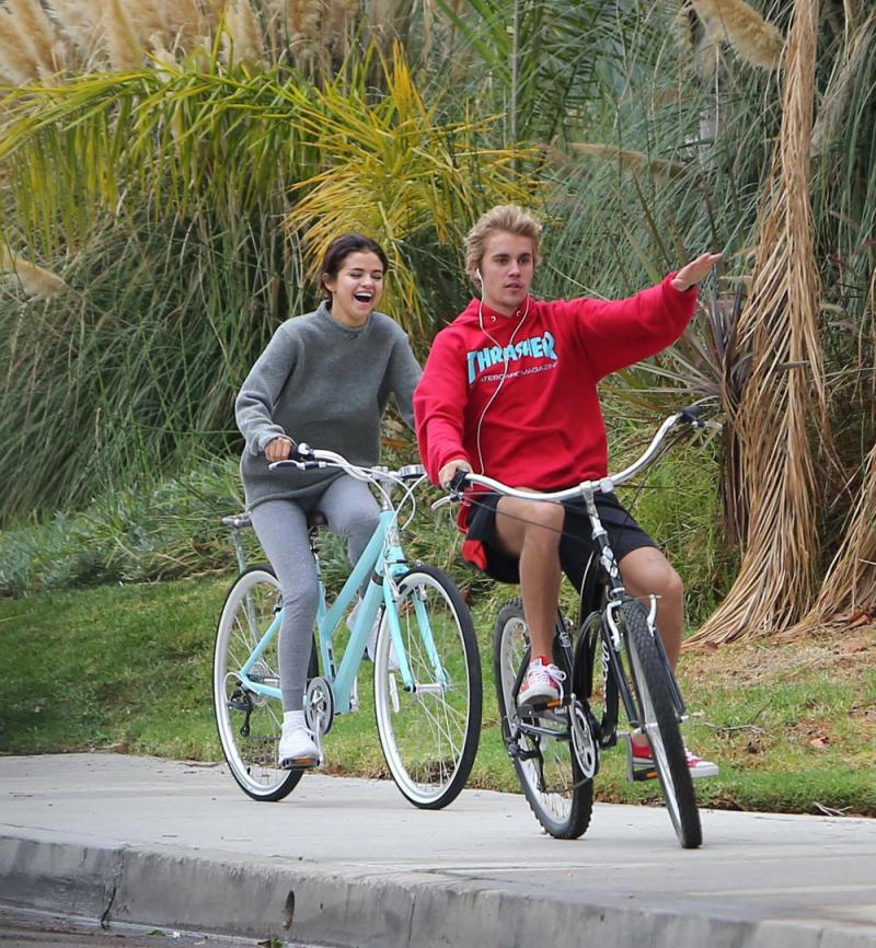 Selena Gomez y Justin Bieber fotos