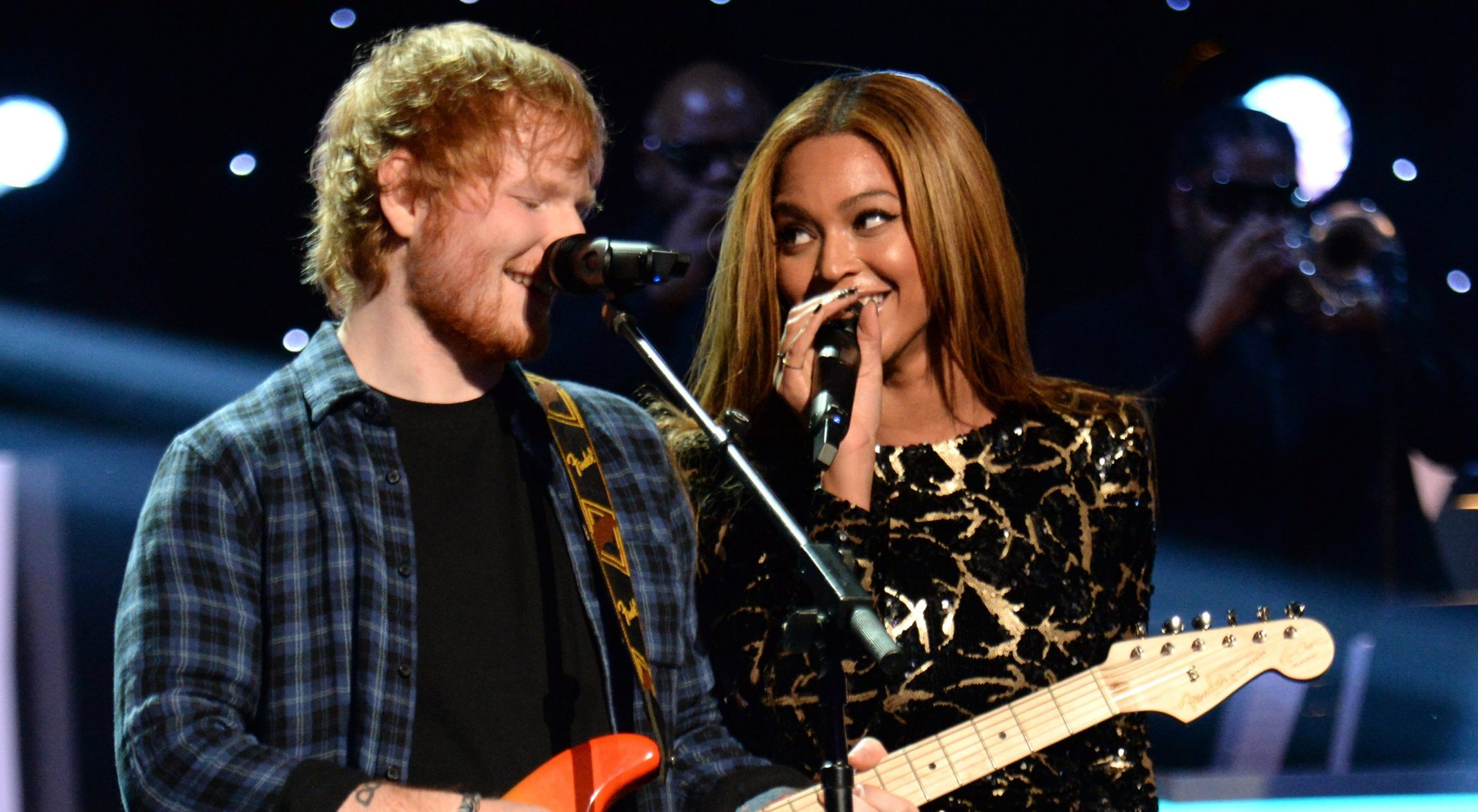 Ed Sheeran y Beyoncé