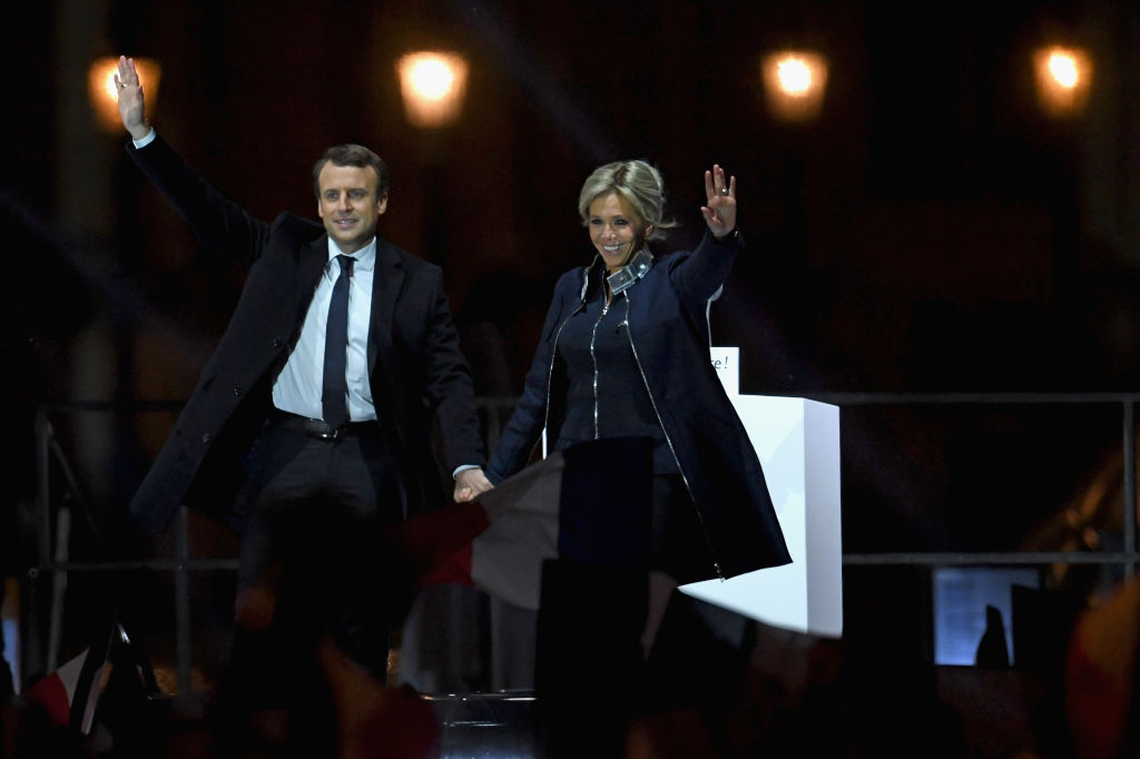 Emmanuel Macron Celebrates His Presidential Election Victory At Le Louvre In Paris