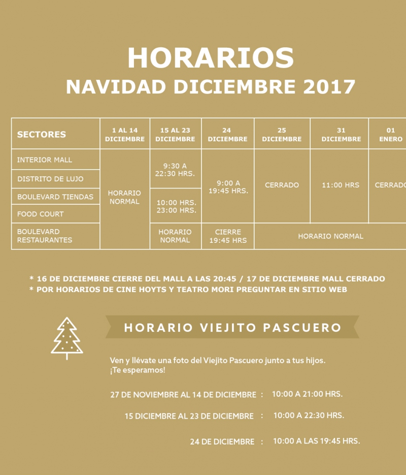 Parque arauco navidad