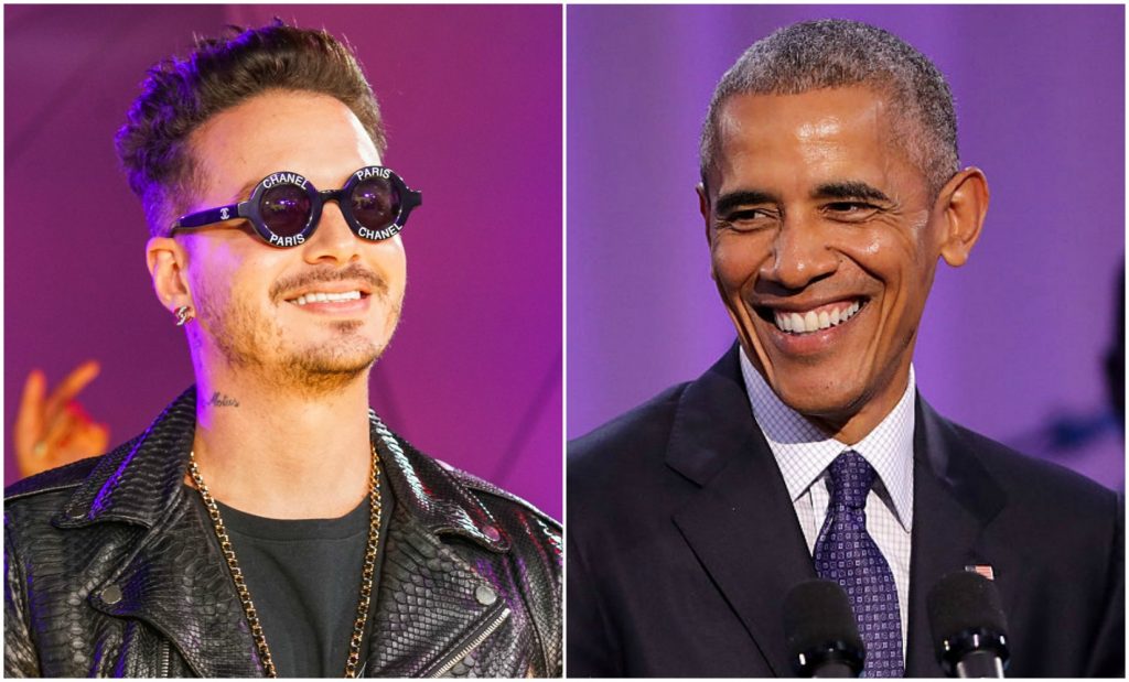 J Balvin y Obama