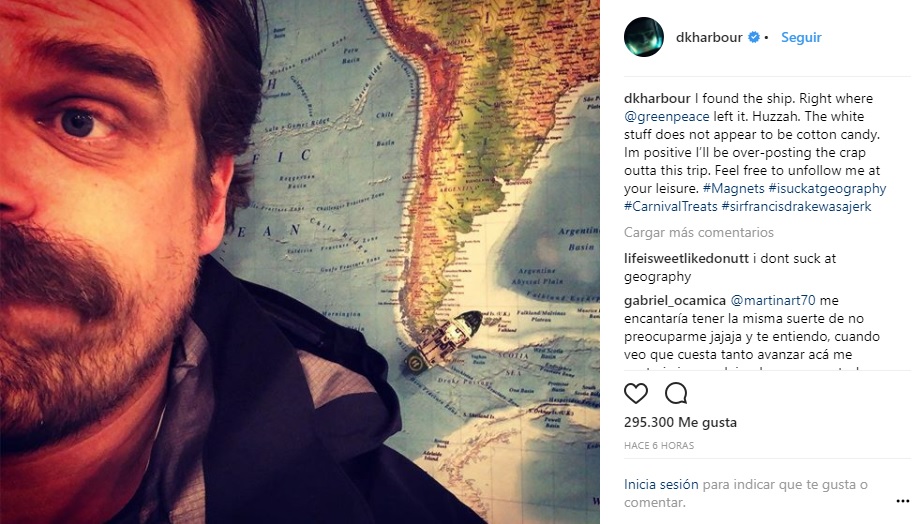 David Harbour instagram