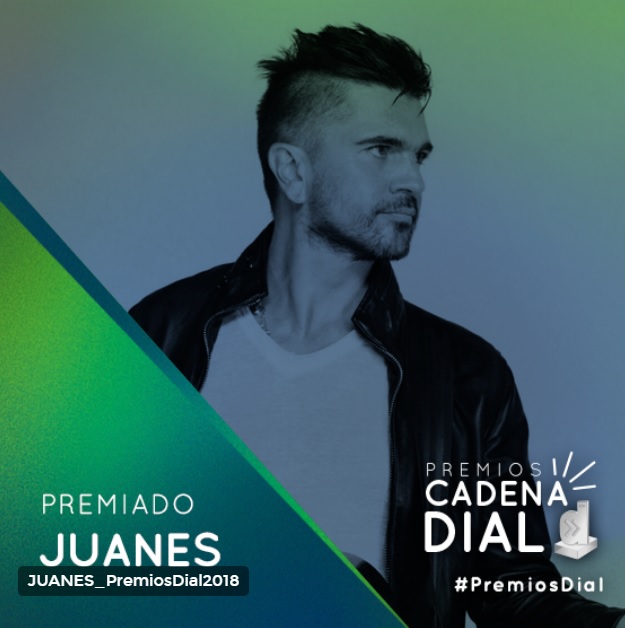 Juanes en los Premios Cadena Dial