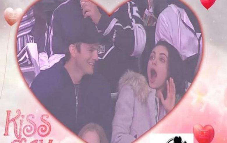 ¡Los amamos! Ashton Kutcher y Mila Kunis fueron sorprendidos por la ...