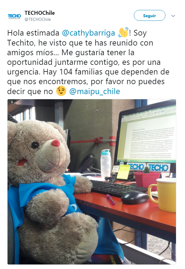 La Molestia De Cathy Barriga Tras Mensaje De Techo Chile