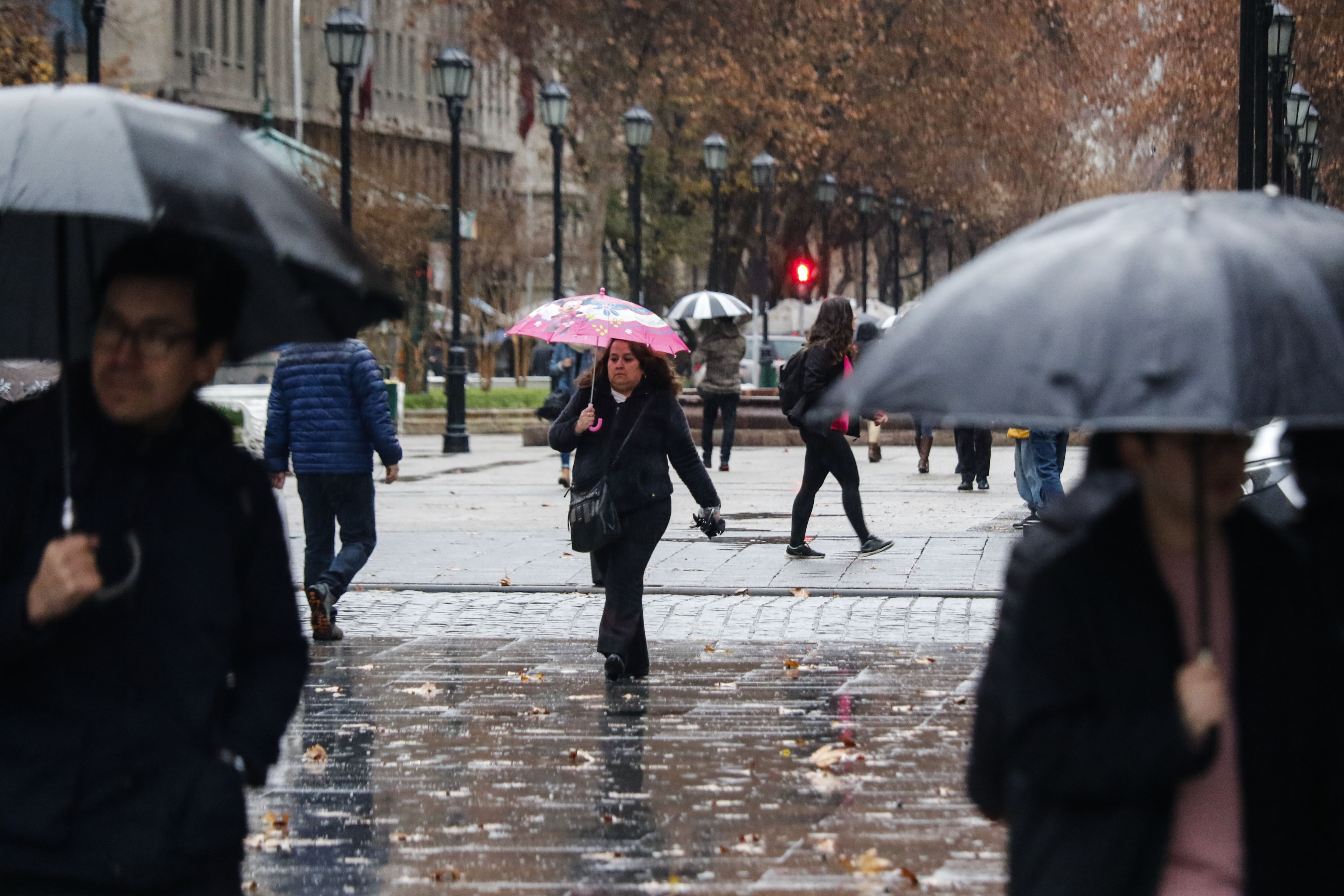 Lluvia Santiago Agencia UNO