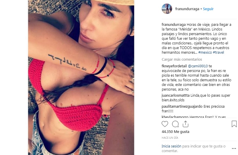 Fran Undurraga Instagram