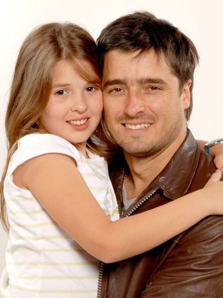 Zabaleta y su hija televisiva belen soto