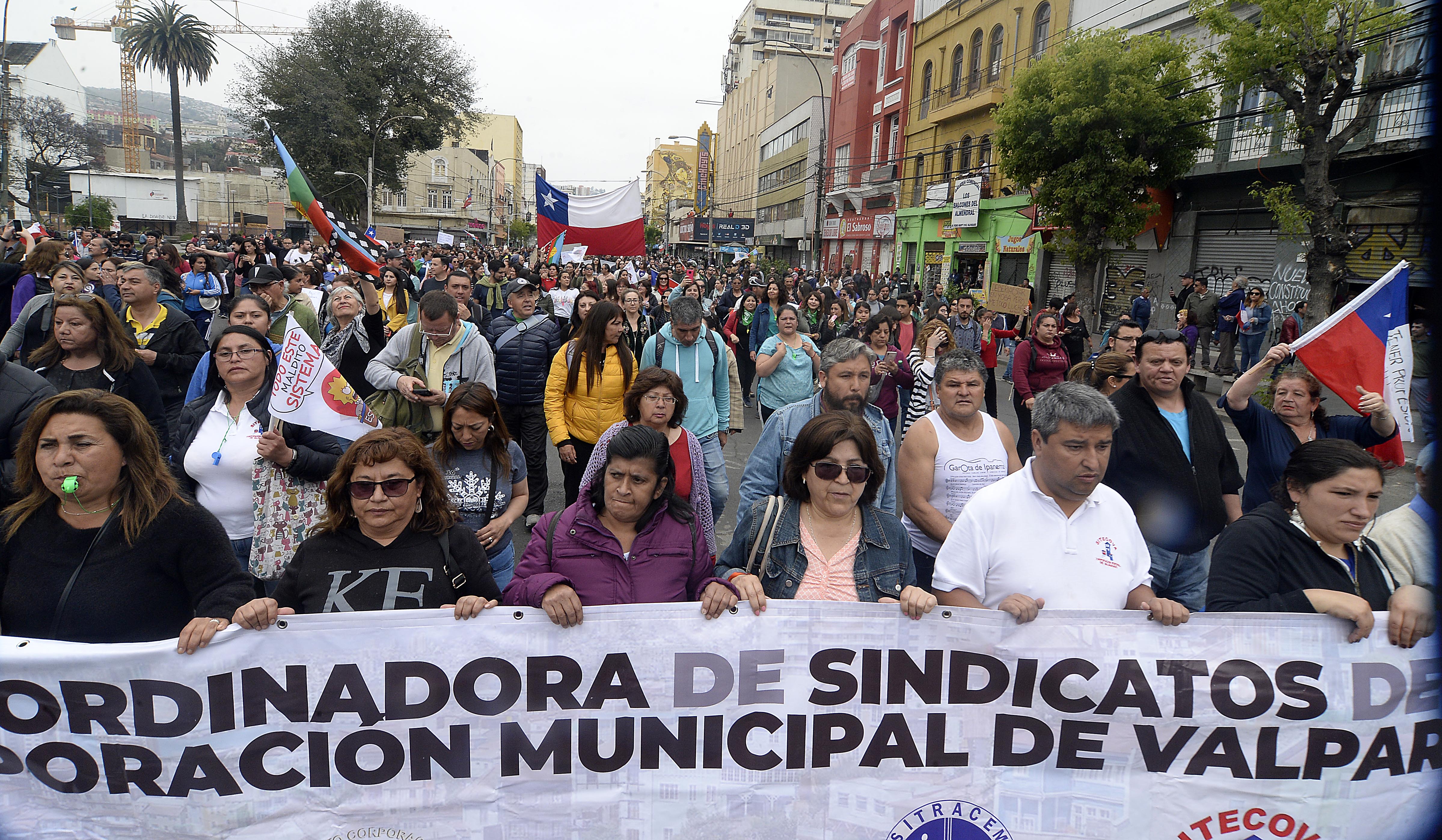 manifestaciones a lo largo del país por paro nacional