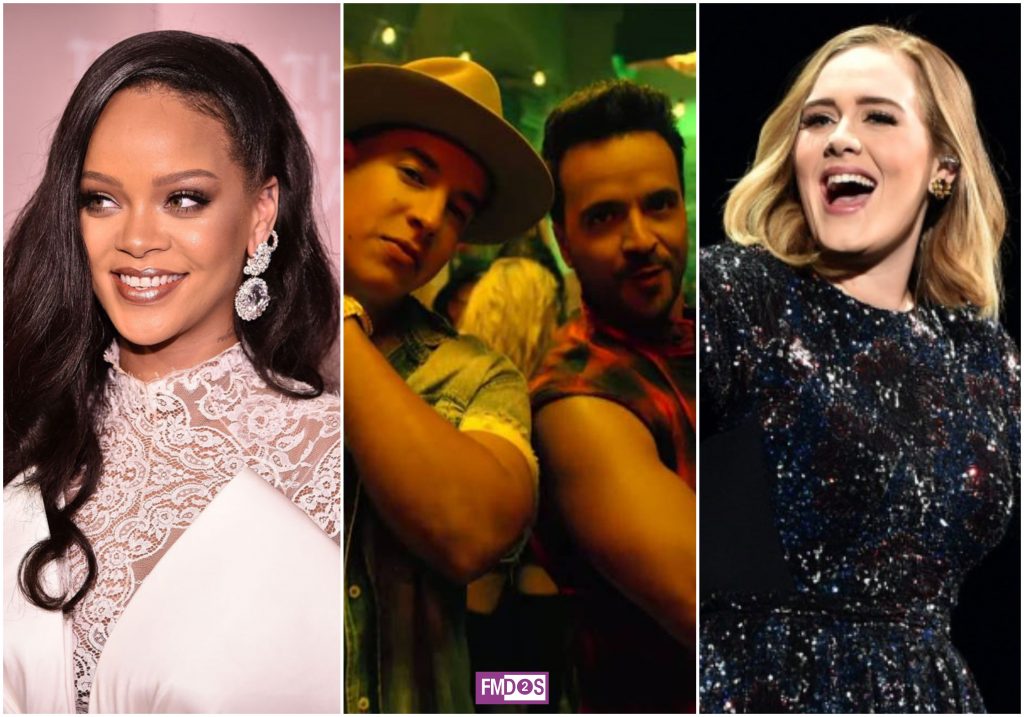 ¡Estas son las 10 canciones más exitosas de la última década! — FMDOS