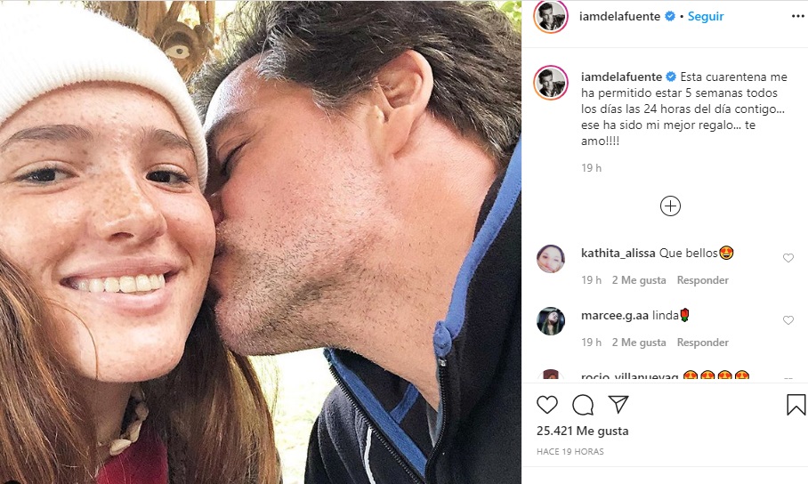 cristián de la fuente dedica tierno mensaje a su hija Laura