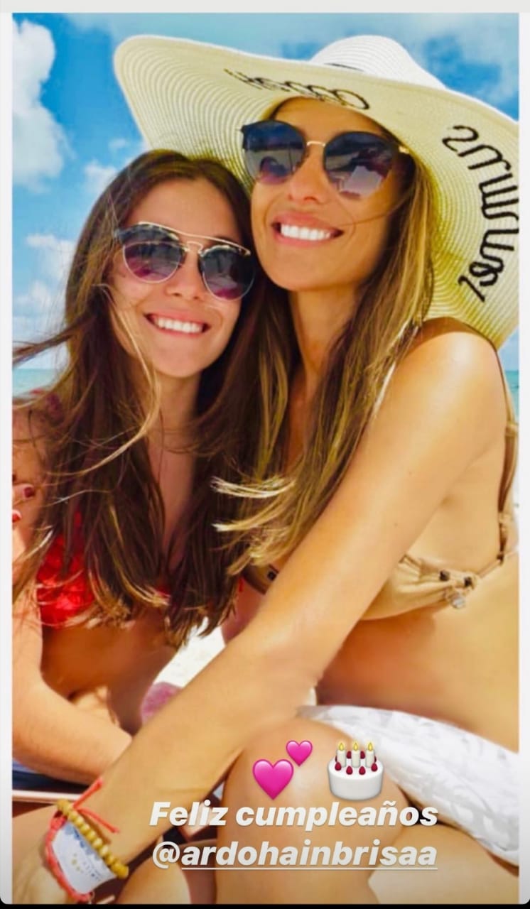 pampita y su sobrina