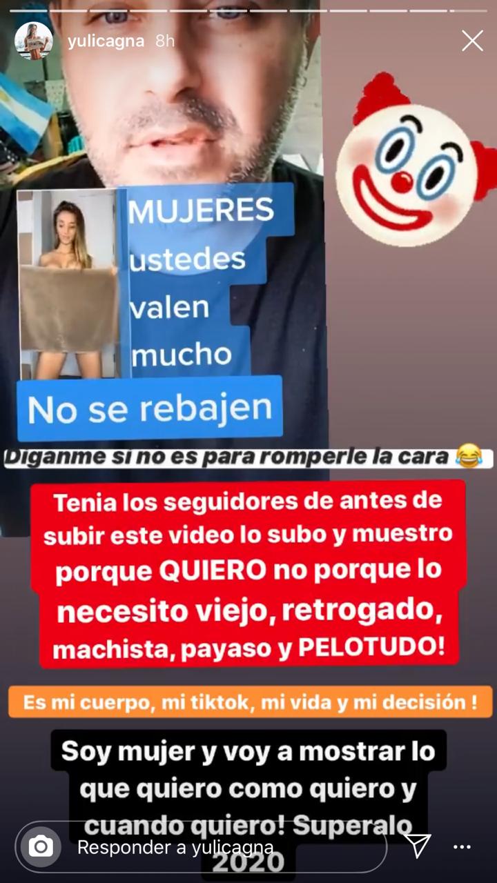 yuli le responde a usuario por dura crítica