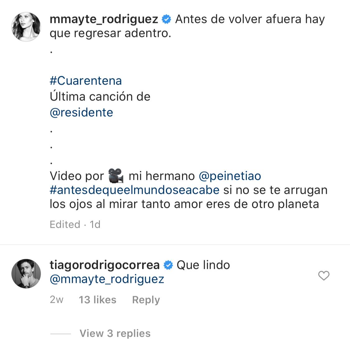 los mensajes de tiago correa a mayte rodríguez