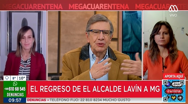 lavín en el estudio mientras bolocco y onetto fuera