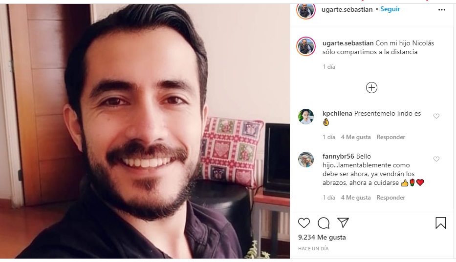 doctor ugarte presenta a su hijo en redes