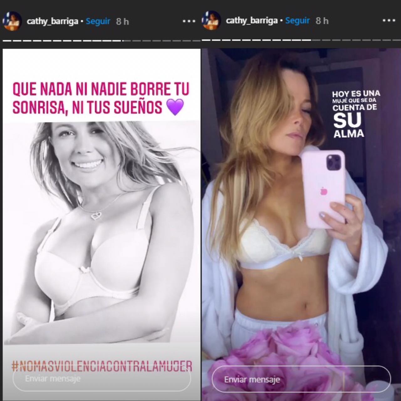 Cathy Barriga Manda Potente Mensaje Con Foto En Ropa Interior — Fmdos 8733