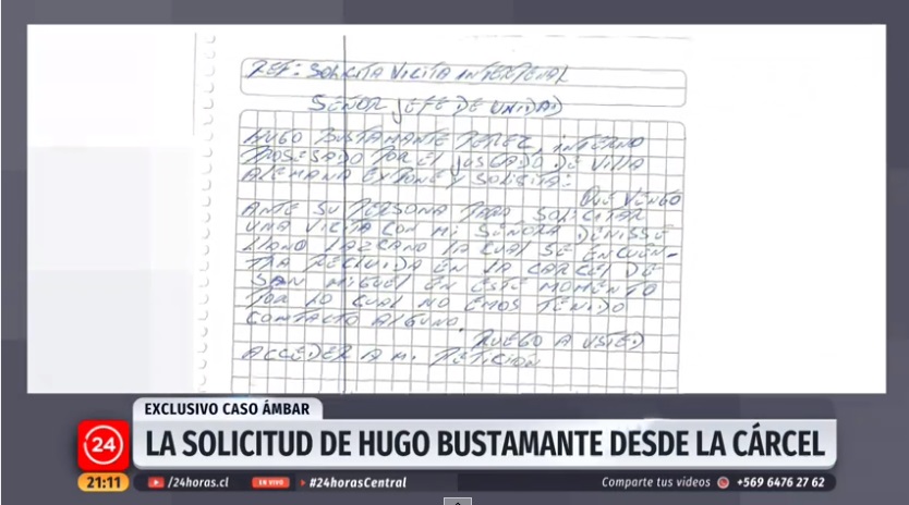 carta de hugo bustamante